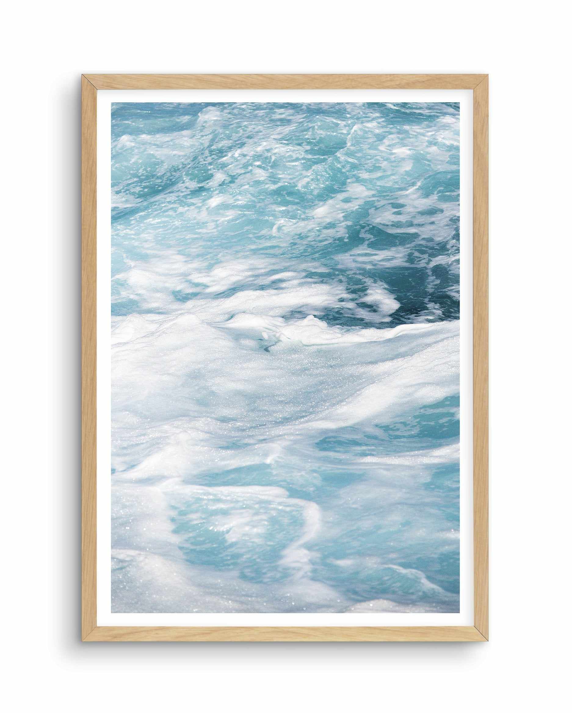 Oceans Art Print-PRINT-Olive et Oriel-Olive et Oriel-A4 | 8.3" x 11.7" | 21 x 29.7cm-Oak-With White Border-Buy-Australian-Art-Prints-Online-with-Olive-et-Oriel-Your-Artwork-Specialists-Austrailia-Decorate-With-Coastal-Photo-Wall-Art-Prints-From-Our-Beach-House-Artwork-Collection-Fine-Poster-and-Framed-Artwork