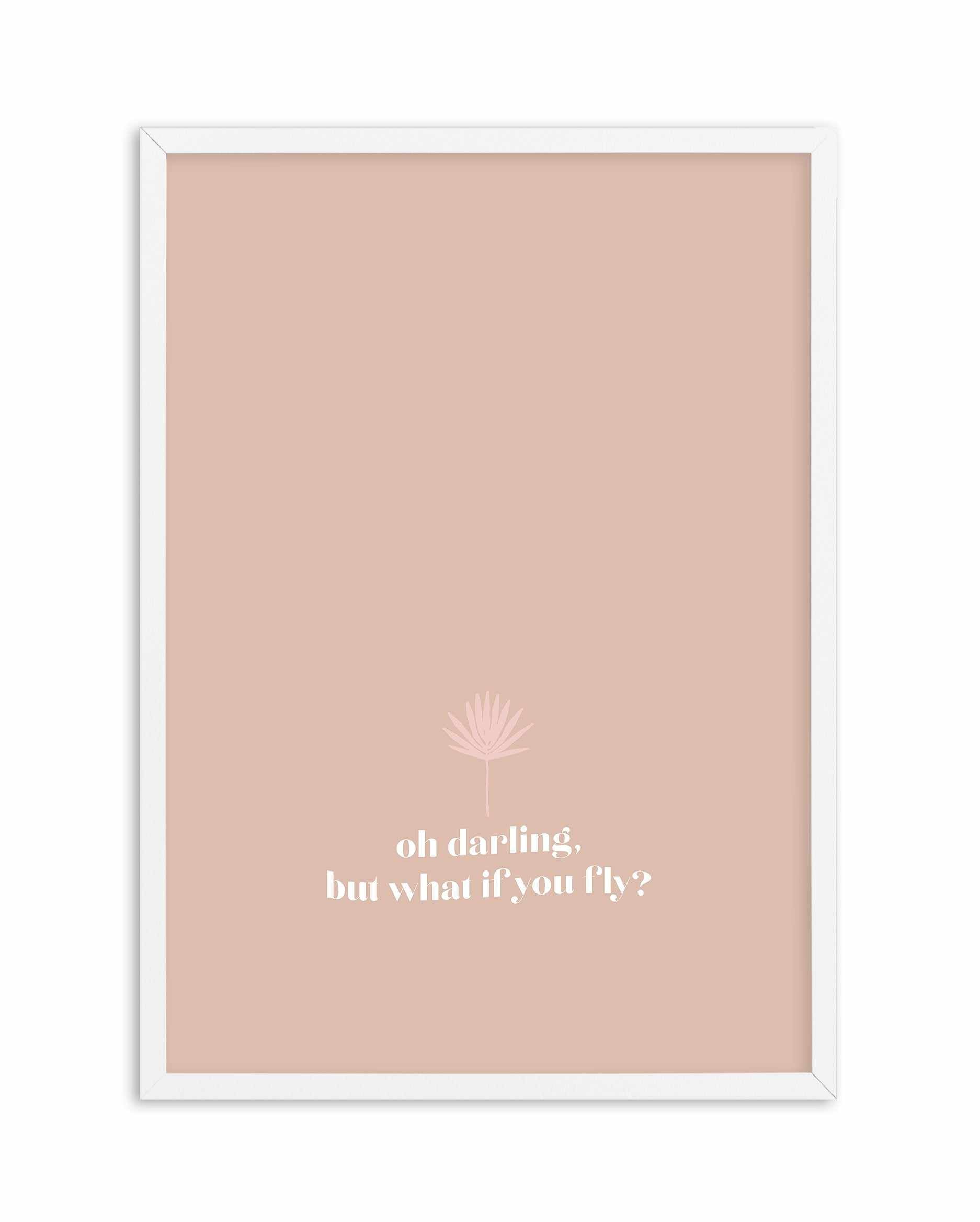 Oh Darling, But What If You Fly Art Print-PRINT-Olive et Oriel-Olive et Oriel-A5 | 5.8" x 8.3" | 14.8 x 21cm-White-With White Border-Buy-Australian-Art-Prints-Online-with-Olive-et-Oriel-Your-Artwork-Specialists-Austrailia-Decorate-With-Coastal-Photo-Wall-Art-Prints-From-Our-Beach-House-Artwork-Collection-Fine-Poster-and-Framed-Artwork