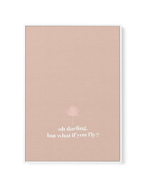 Oh Darling, But What If You Fly | Framed Canvas-CANVAS-You can shop wall art online with Olive et Oriel for everything from abstract art to fun kids wall art. Our beautiful modern art prints and canvas art are available from large canvas prints to wall art paintings and our proudly Australian artwork collection offers only the highest quality framed large wall art and canvas art Australia - You can buy fashion photography prints or Hampton print posters and paintings on canvas from Olive et Orie