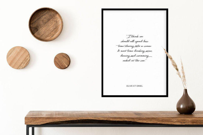 Olive et Oriel Quote Art Print-PRINT-Olive et Oriel-Olive et Oriel-Buy-Australian-Art-Prints-Online-with-Olive-et-Oriel-Your-Artwork-Specialists-Austrailia-Decorate-With-Coastal-Photo-Wall-Art-Prints-From-Our-Beach-House-Artwork-Collection-Fine-Poster-and-Framed-Artwork