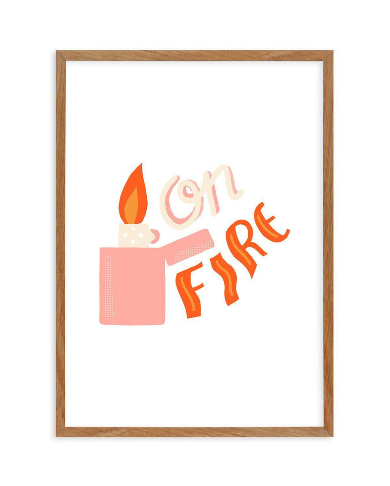 On Fire Art Print-PRINT-Olive et Oriel-Olive et Oriel-Buy-Australian-Art-Prints-Online-with-Olive-et-Oriel-Your-Artwork-Specialists-Austrailia-Decorate-With-Coastal-Photo-Wall-Art-Prints-From-Our-Beach-House-Artwork-Collection-Fine-Poster-and-Framed-Artwork