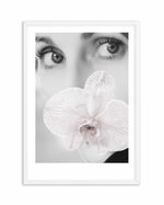 Orchids Girl I Art Print-PRINT-Olive et Oriel-Olive et Oriel-A4 | 8.3" x 11.7" | 21 x 29.7cm-White-With White Border-Buy-Australian-Art-Prints-Online-with-Olive-et-Oriel-Your-Artwork-Specialists-Austrailia-Decorate-With-Coastal-Photo-Wall-Art-Prints-From-Our-Beach-House-Artwork-Collection-Fine-Poster-and-Framed-Artwork