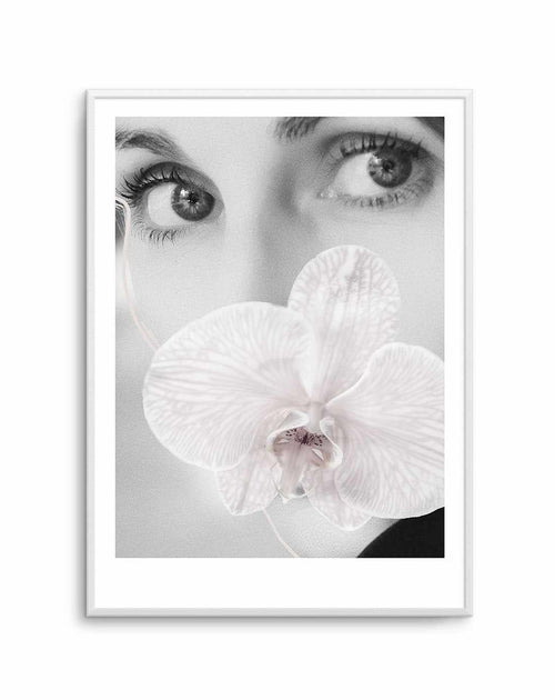 Orchids Girl I Art Print-PRINT-Olive et Oriel-Olive et Oriel-A4 | 8.3" x 11.7" | 21 x 29.7cm-Unframed Art Print-With White Border-Buy-Australian-Art-Prints-Online-with-Olive-et-Oriel-Your-Artwork-Specialists-Austrailia-Decorate-With-Coastal-Photo-Wall-Art-Prints-From-Our-Beach-House-Artwork-Collection-Fine-Poster-and-Framed-Artwork