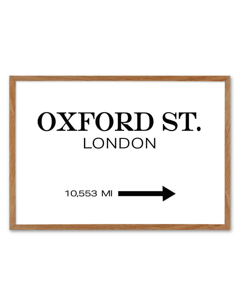 Oxford Street, London Art Print-PRINT-Olive et Oriel-Olive et Oriel-Buy-Australian-Art-Prints-Online-with-Olive-et-Oriel-Your-Artwork-Specialists-Austrailia-Decorate-With-Coastal-Photo-Wall-Art-Prints-From-Our-Beach-House-Artwork-Collection-Fine-Poster-and-Framed-Artwork