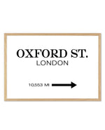 Oxford Street, London Art Print-PRINT-Olive et Oriel-Olive et Oriel-A5 | 5.8" x 8.3" | 14.8 x 21cm-Oak-With White Border-Buy-Australian-Art-Prints-Online-with-Olive-et-Oriel-Your-Artwork-Specialists-Austrailia-Decorate-With-Coastal-Photo-Wall-Art-Prints-From-Our-Beach-House-Artwork-Collection-Fine-Poster-and-Framed-Artwork