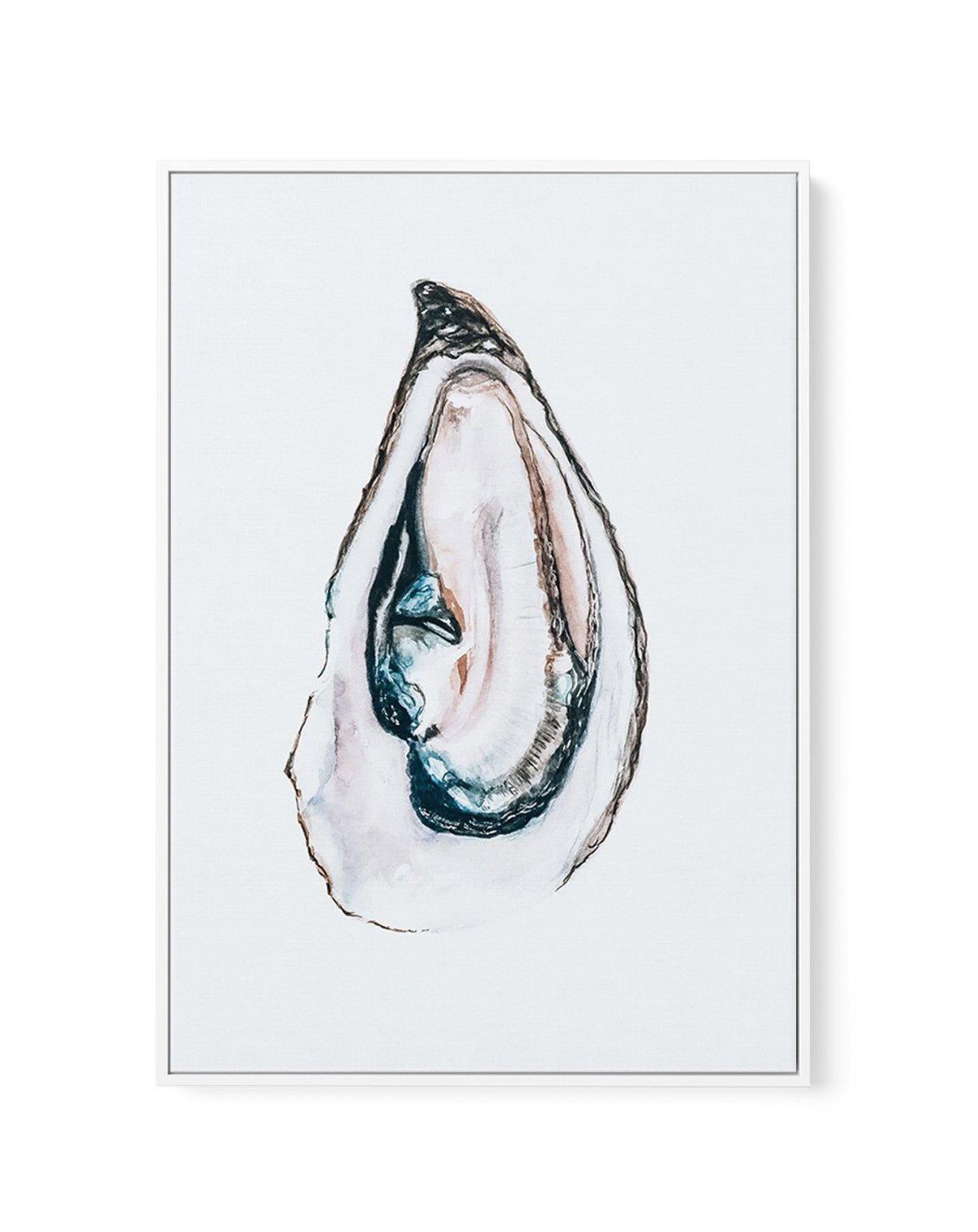 Oyster II | Framed Canvas-CANVAS-You can shop wall art online with Olive et Oriel for everything from abstract art to fun kids wall art. Our beautiful modern art prints and canvas art are available from large canvas prints to wall art paintings and our proudly Australian artwork collection offers only the highest quality framed large wall art and canvas art Australia - You can buy fashion photography prints or Hampton print posters and paintings on canvas from Olive et Oriel and have them delive