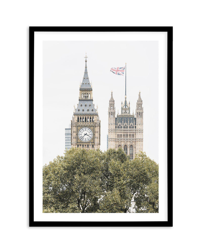 Palace of West Minster, England Art Print-PRINT-Olive et Oriel-Olive et Oriel-A5 | 5.8" x 8.3" | 14.8 x 21cm-Black-With White Border-Buy-Australian-Art-Prints-Online-with-Olive-et-Oriel-Your-Artwork-Specialists-Austrailia-Decorate-With-Coastal-Photo-Wall-Art-Prints-From-Our-Beach-House-Artwork-Collection-Fine-Poster-and-Framed-Artwork