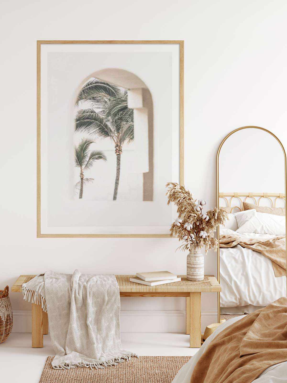 Palm Arch I by Miguel Herandez Art Print