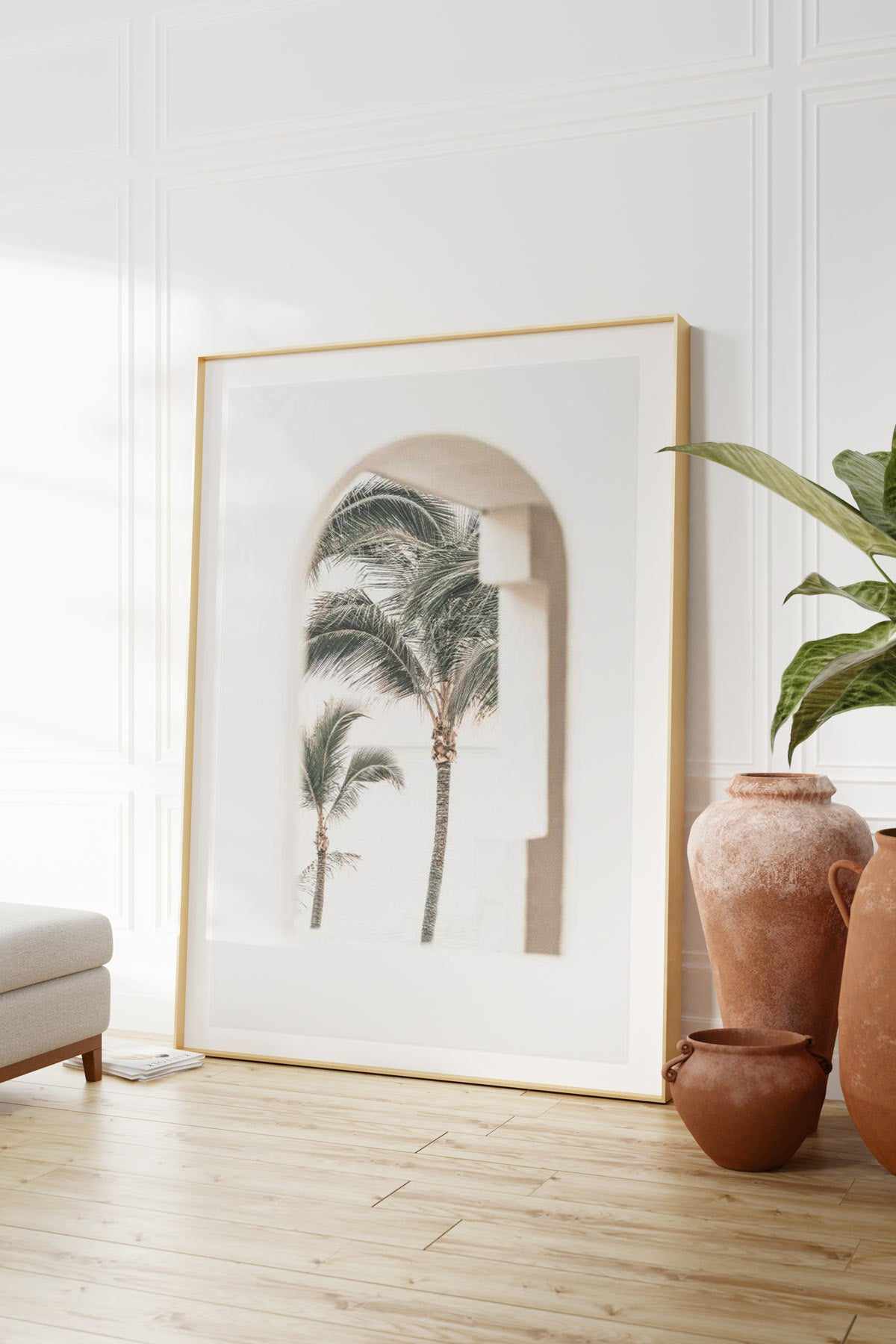 Palm Arch I by Miguel Herandez Art Print