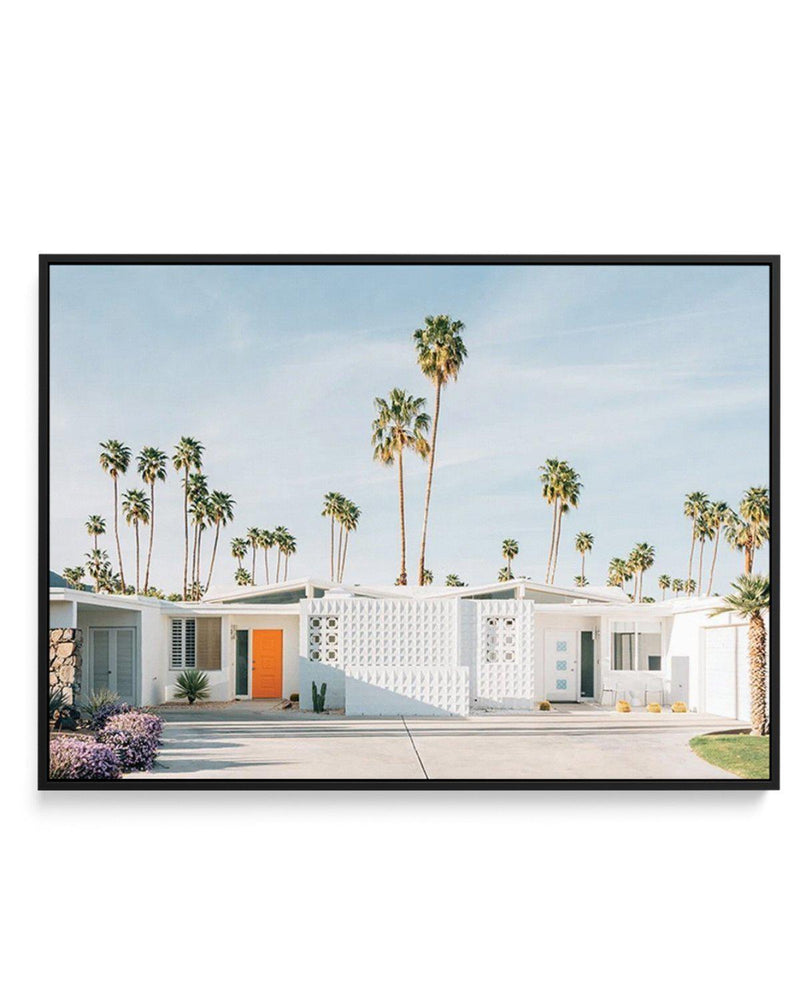 Palm Springs Dreaming | Framed Canvas-CANVAS-You can shop wall art online with Olive et Oriel for everything from abstract art to fun kids wall art. Our beautiful modern art prints and canvas art are available from large canvas prints to wall art paintings and our proudly Australian artwork collection offers only the highest quality framed large wall art and canvas art Australia - You can buy fashion photography prints or Hampton print posters and paintings on canvas from Olive et Oriel and have