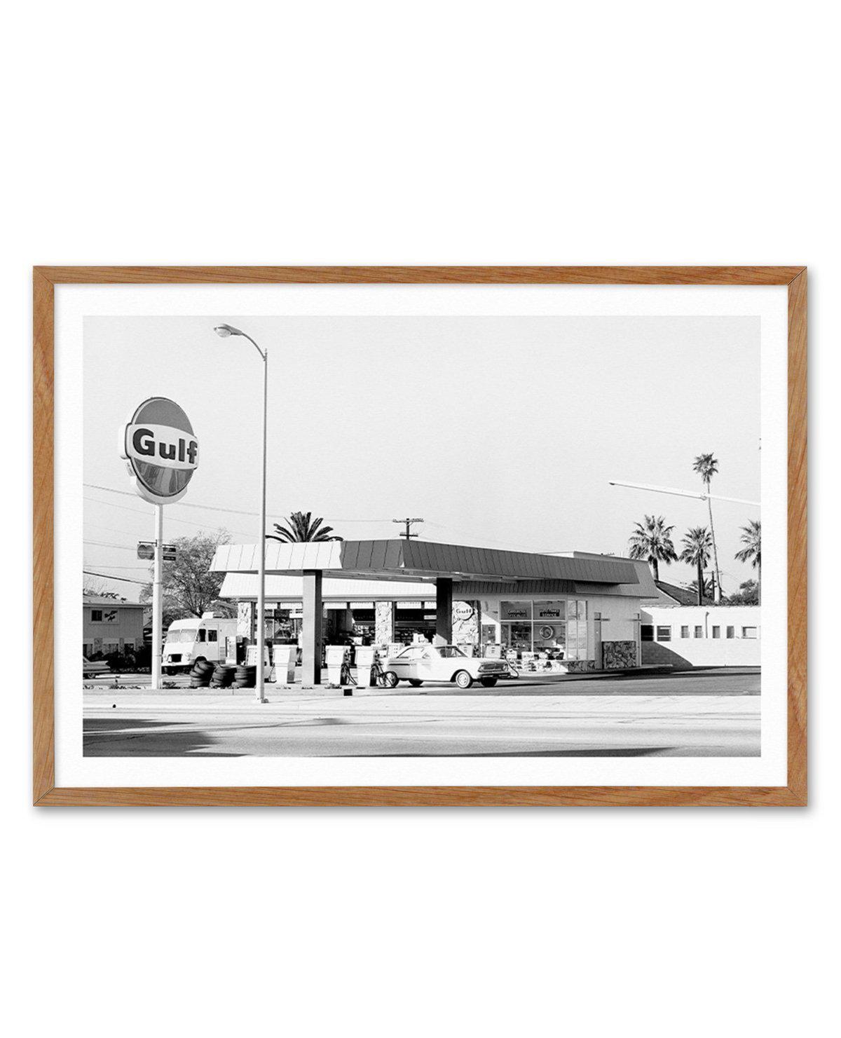 Palm Springs Gas Station Art Print-PRINT-Olive et Oriel-Olive et Oriel-Buy-Australian-Art-Prints-Online-with-Olive-et-Oriel-Your-Artwork-Specialists-Austrailia-Decorate-With-Coastal-Photo-Wall-Art-Prints-From-Our-Beach-House-Artwork-Collection-Fine-Poster-and-Framed-Artwork