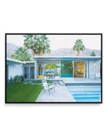 Palm Springs Poolside | Framed Canvas-CANVAS-You can shop wall art online with Olive et Oriel for everything from abstract art to fun kids wall art. Our beautiful modern art prints and canvas art are available from large canvas prints to wall art paintings and our proudly Australian artwork collection offers only the highest quality framed large wall art and canvas art Australia - You can buy fashion photography prints or Hampton print posters and paintings on canvas from Olive et Oriel and have
