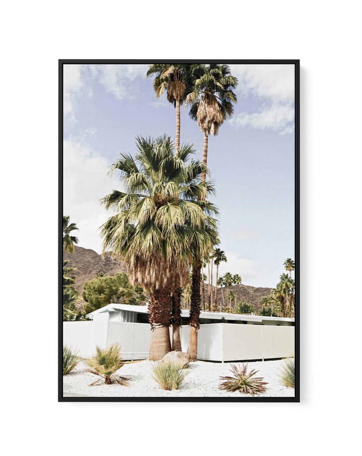 Palm Springs Streets | Framed Canvas-CANVAS-You can shop wall art online with Olive et Oriel for everything from abstract art to fun kids wall art. Our beautiful modern art prints and canvas art are available from large canvas prints to wall art paintings and our proudly Australian artwork collection offers only the highest quality framed large wall art and canvas art Australia - You can buy fashion photography prints or Hampton print posters and paintings on canvas from Olive et Oriel and have 