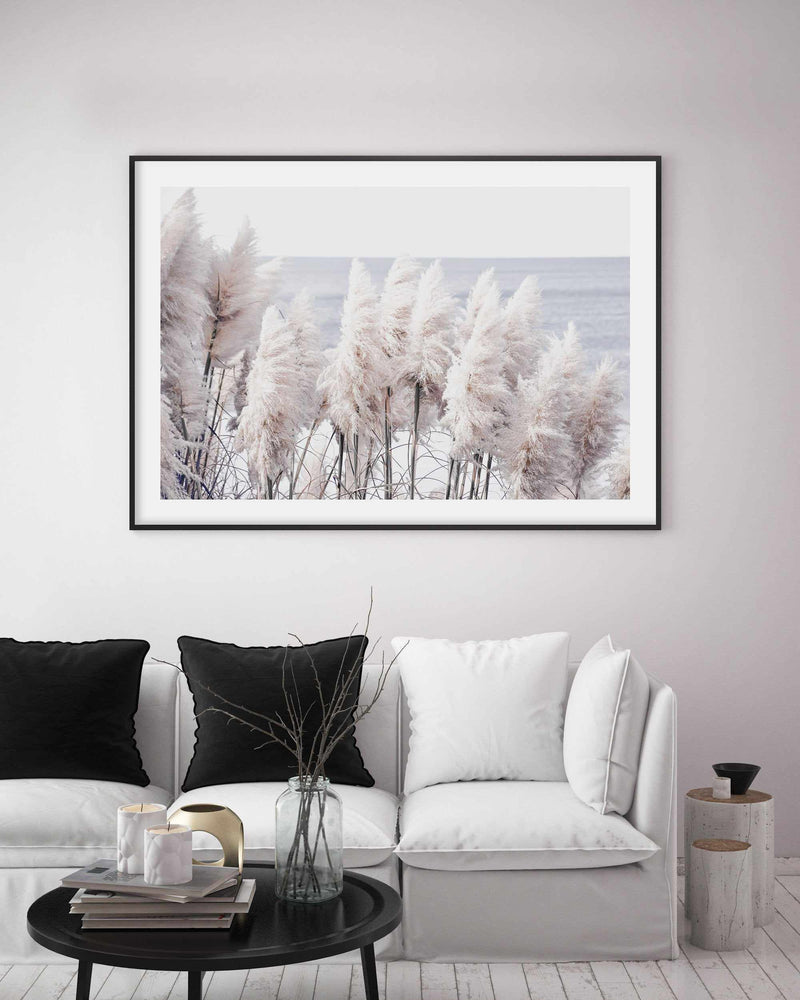 Pampas By The Sea Art Print-PRINT-Olive et Oriel-Olive et Oriel-Buy-Australian-Art-Prints-Online-with-Olive-et-Oriel-Your-Artwork-Specialists-Austrailia-Decorate-With-Coastal-Photo-Wall-Art-Prints-From-Our-Beach-House-Artwork-Collection-Fine-Poster-and-Framed-Artwork