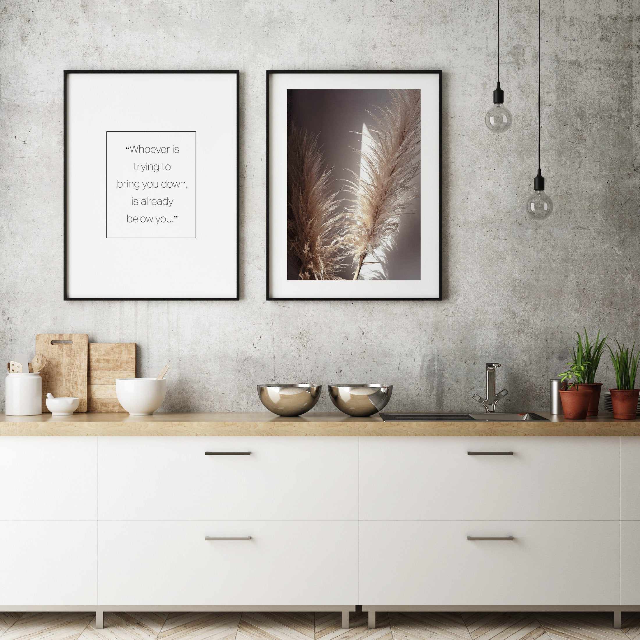 Pampas en Noir Art Print-PRINT-Olive et Oriel-Olive et Oriel-Buy-Australian-Art-Prints-Online-with-Olive-et-Oriel-Your-Artwork-Specialists-Austrailia-Decorate-With-Coastal-Photo-Wall-Art-Prints-From-Our-Beach-House-Artwork-Collection-Fine-Poster-and-Framed-Artwork