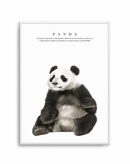 Panda Art Print-PRINT-Olive et Oriel-Olive et Oriel-A5 | 5.8" x 8.3" | 14.8 x 21cm-Unframed Art Print-With White Border-Buy-Australian-Art-Prints-Online-with-Olive-et-Oriel-Your-Artwork-Specialists-Austrailia-Decorate-With-Coastal-Photo-Wall-Art-Prints-From-Our-Beach-House-Artwork-Collection-Fine-Poster-and-Framed-Artwork