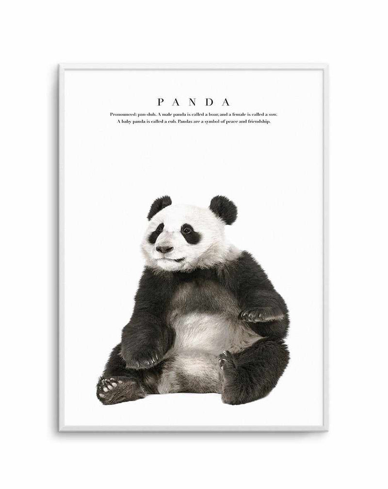 Panda Art Print-PRINT-Olive et Oriel-Olive et Oriel-A5 | 5.8" x 8.3" | 14.8 x 21cm-Unframed Art Print-With White Border-Buy-Australian-Art-Prints-Online-with-Olive-et-Oriel-Your-Artwork-Specialists-Austrailia-Decorate-With-Coastal-Photo-Wall-Art-Prints-From-Our-Beach-House-Artwork-Collection-Fine-Poster-and-Framed-Artwork