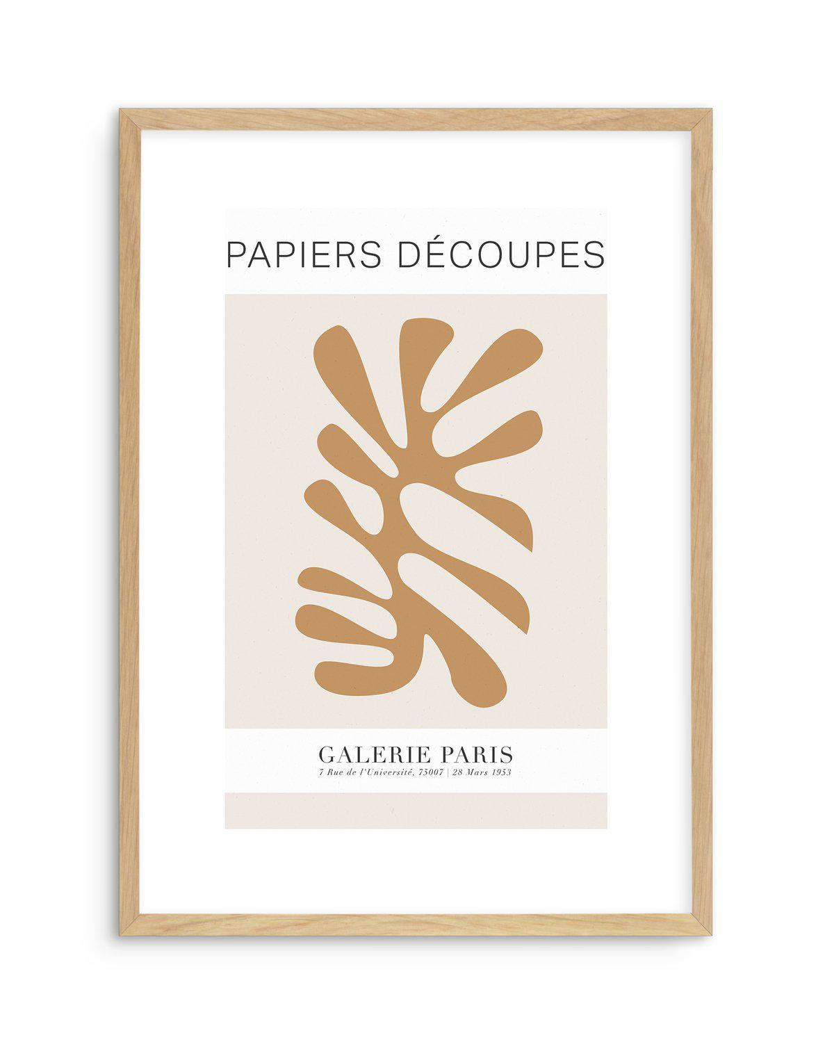 Papiers Decoupes II Art Print-PRINT-Olive et Oriel-Olive et Oriel-A5 | 5.8" x 8.3" | 14.8 x 21cm-Oak-With White Border-Buy-Australian-Art-Prints-Online-with-Olive-et-Oriel-Your-Artwork-Specialists-Austrailia-Decorate-With-Coastal-Photo-Wall-Art-Prints-From-Our-Beach-House-Artwork-Collection-Fine-Poster-and-Framed-Artwork