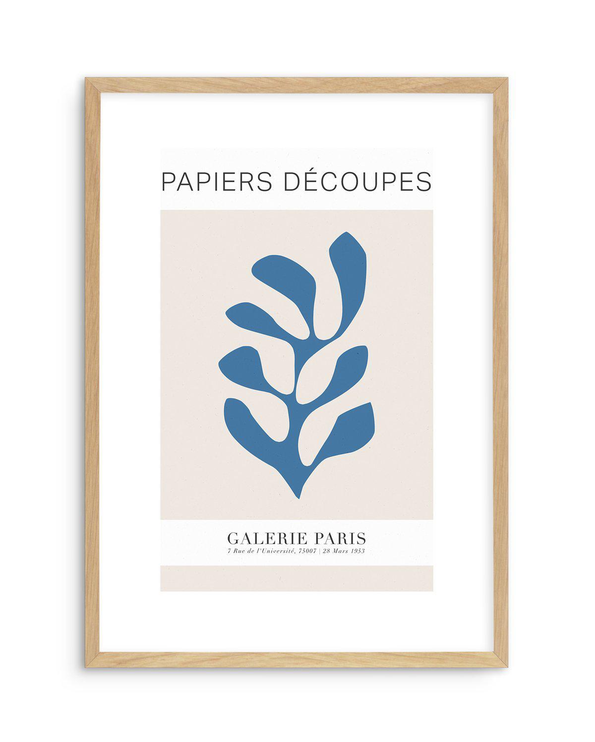 Papiers Decoupes IV Art Print-PRINT-Olive et Oriel-Olive et Oriel-A5 | 5.8" x 8.3" | 14.8 x 21cm-Oak-With White Border-Buy-Australian-Art-Prints-Online-with-Olive-et-Oriel-Your-Artwork-Specialists-Austrailia-Decorate-With-Coastal-Photo-Wall-Art-Prints-From-Our-Beach-House-Artwork-Collection-Fine-Poster-and-Framed-Artwork