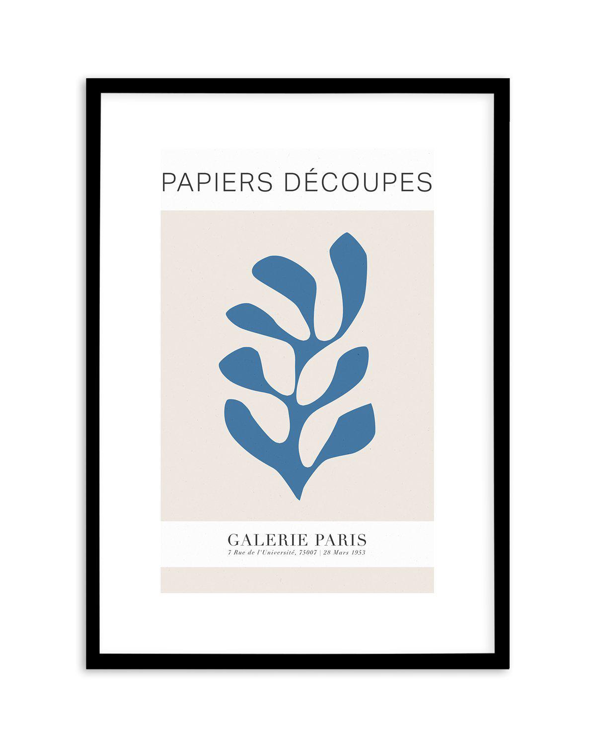 Papiers Decoupes IV Art Print-PRINT-Olive et Oriel-Olive et Oriel-A5 | 5.8" x 8.3" | 14.8 x 21cm-Black-With White Border-Buy-Australian-Art-Prints-Online-with-Olive-et-Oriel-Your-Artwork-Specialists-Austrailia-Decorate-With-Coastal-Photo-Wall-Art-Prints-From-Our-Beach-House-Artwork-Collection-Fine-Poster-and-Framed-Artwork