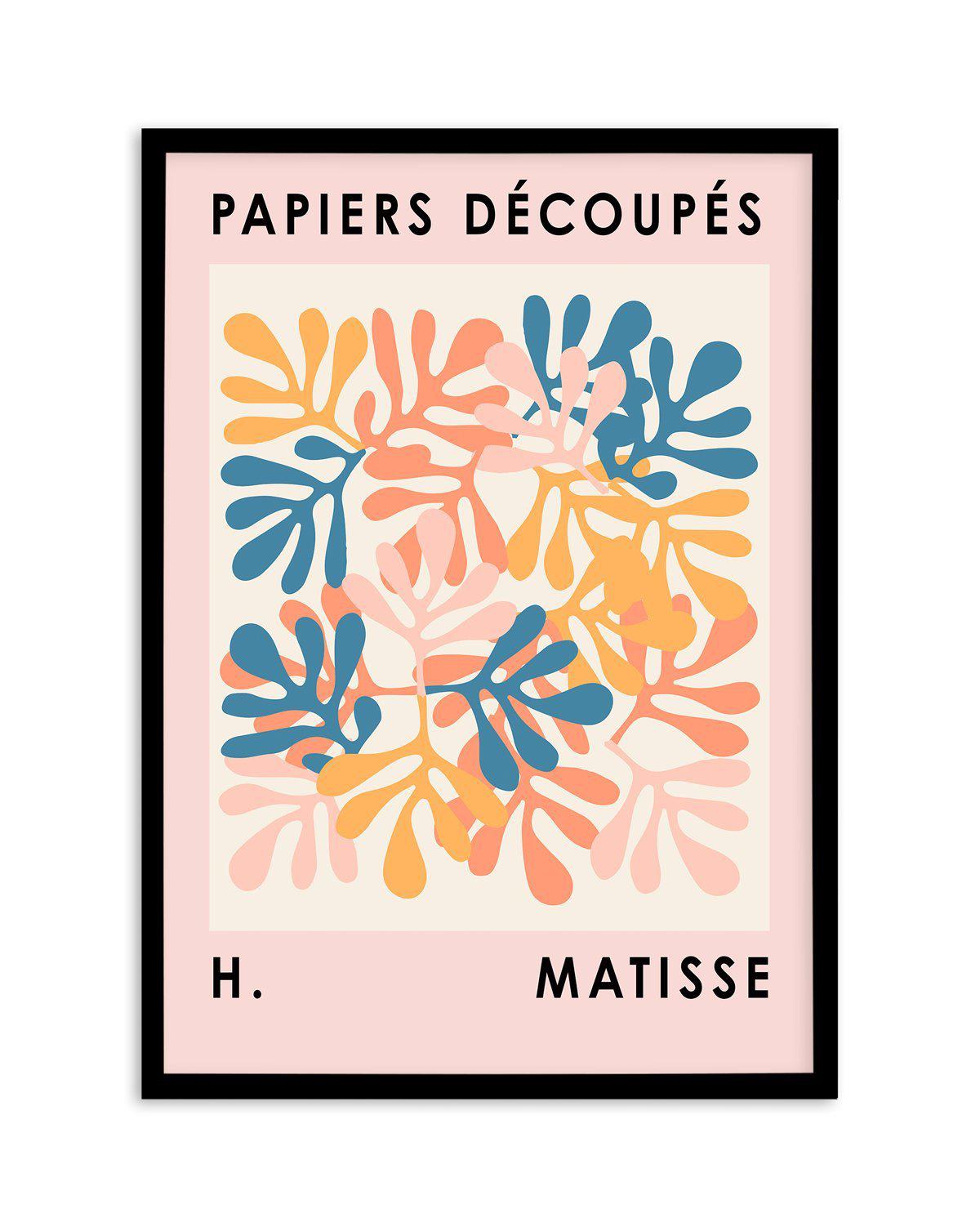 Le Papiers Decoupes No 2 Art Print-PRINT-Olive et Oriel-Olive et Oriel-A5 | 5.8" x 8.3" | 14.8 x 21cm-Black-With White Border-Buy-Australian-Art-Prints-Online-with-Olive-et-Oriel-Your-Artwork-Specialists-Austrailia-Decorate-With-Coastal-Photo-Wall-Art-Prints-From-Our-Beach-House-Artwork-Collection-Fine-Poster-and-Framed-Artwork