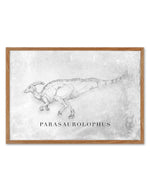 Parasaurolophus LS | Dinosaur Collection Art Print-PRINT-Olive et Oriel-Olive et Oriel-50x70 cm | 19.6" x 27.5"-Walnut-With White Border-Buy-Australian-Art-Prints-Online-with-Olive-et-Oriel-Your-Artwork-Specialists-Austrailia-Decorate-With-Coastal-Photo-Wall-Art-Prints-From-Our-Beach-House-Artwork-Collection-Fine-Poster-and-Framed-Artwork