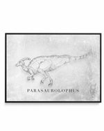 Parasaurolophus LS | Dinosaur Collection | Framed Canvas-CANVAS-You can shop wall art online with Olive et Oriel for everything from abstract art to fun kids wall art. Our beautiful modern art prints and canvas art are available from large canvas prints to wall art paintings and our proudly Australian artwork collection offers only the highest quality framed large wall art and canvas art Australia - You can buy fashion photography prints or Hampton print posters and paintings on canvas from Oliv