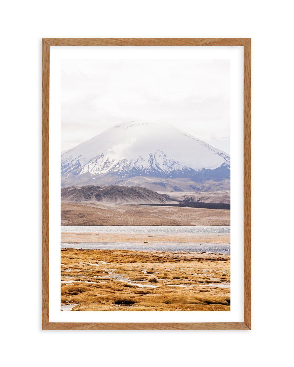 Parinacota | Chile Art Print-PRINT-Olive et Oriel-Olive et Oriel-50x70 cm | 19.6" x 27.5"-Walnut-With White Border-Buy-Australian-Art-Prints-Online-with-Olive-et-Oriel-Your-Artwork-Specialists-Austrailia-Decorate-With-Coastal-Photo-Wall-Art-Prints-From-Our-Beach-House-Artwork-Collection-Fine-Poster-and-Framed-Artwork