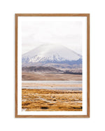 Parinacota | Chile Art Print-PRINT-Olive et Oriel-Olive et Oriel-50x70 cm | 19.6" x 27.5"-Walnut-With White Border-Buy-Australian-Art-Prints-Online-with-Olive-et-Oriel-Your-Artwork-Specialists-Austrailia-Decorate-With-Coastal-Photo-Wall-Art-Prints-From-Our-Beach-House-Artwork-Collection-Fine-Poster-and-Framed-Artwork
