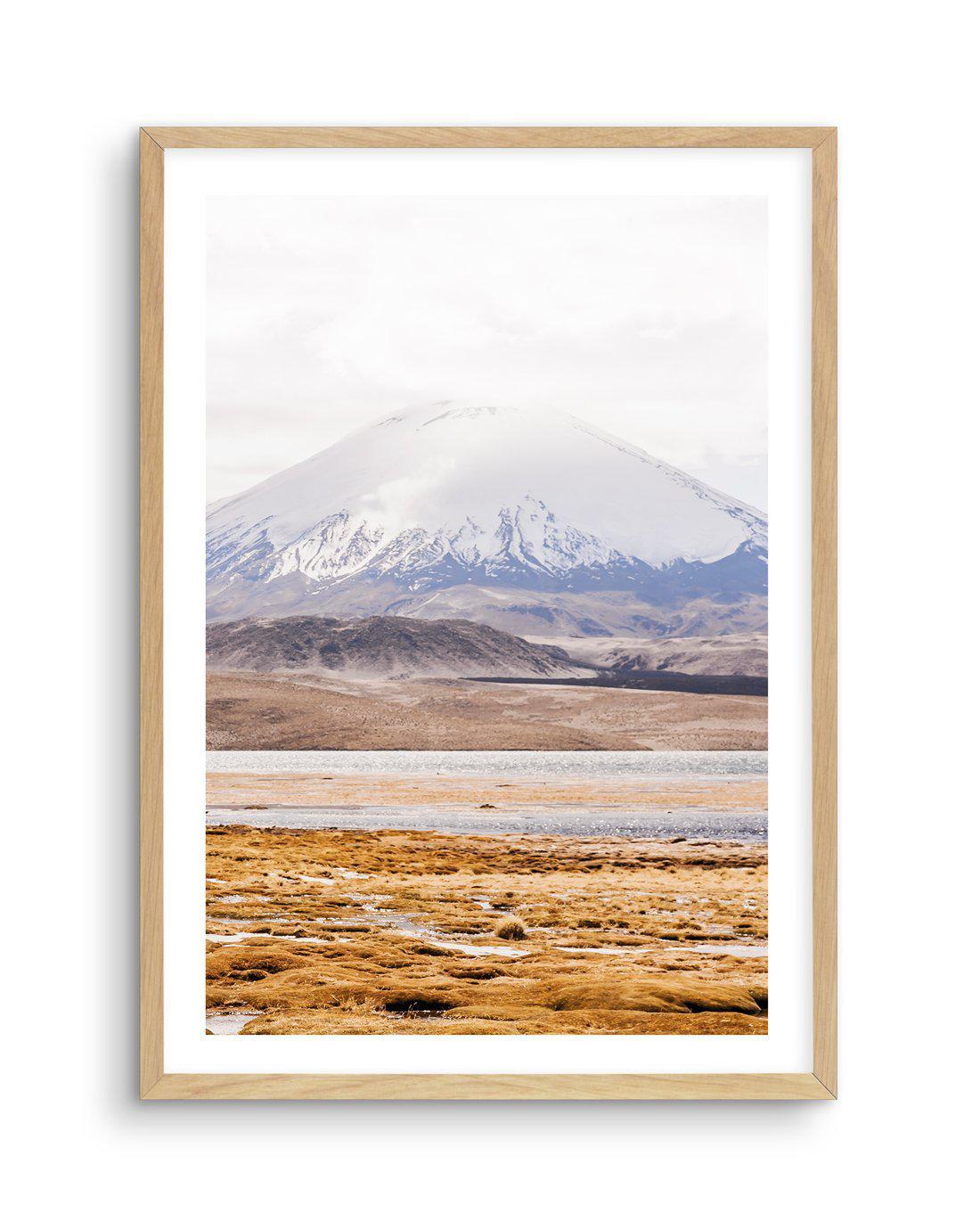 Parinacota | Chile Art Print-PRINT-Olive et Oriel-Olive et Oriel-A3 | 11.7" x 16.5" | 29.7 x 42 cm-Oak-With White Border-Buy-Australian-Art-Prints-Online-with-Olive-et-Oriel-Your-Artwork-Specialists-Austrailia-Decorate-With-Coastal-Photo-Wall-Art-Prints-From-Our-Beach-House-Artwork-Collection-Fine-Poster-and-Framed-Artwork