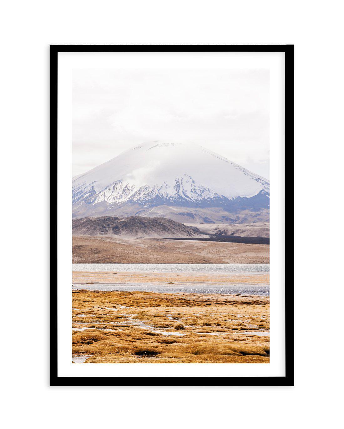 Parinacota | Chile Art Print-PRINT-Olive et Oriel-Olive et Oriel-A3 | 11.7" x 16.5" | 29.7 x 42 cm-Black-With White Border-Buy-Australian-Art-Prints-Online-with-Olive-et-Oriel-Your-Artwork-Specialists-Austrailia-Decorate-With-Coastal-Photo-Wall-Art-Prints-From-Our-Beach-House-Artwork-Collection-Fine-Poster-and-Framed-Artwork