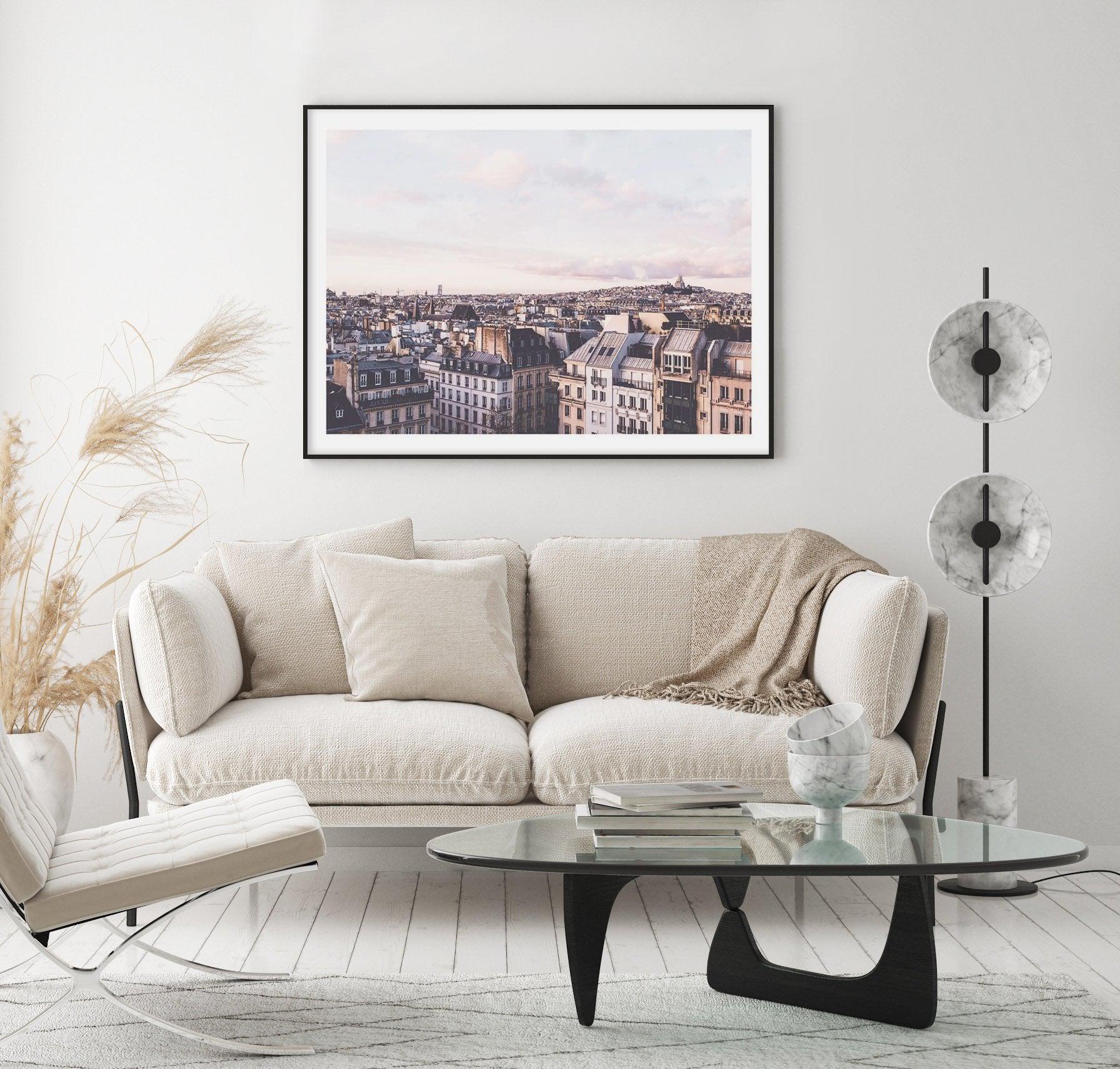 Paris City View Art Print-PRINT-Olive et Oriel-Olive et Oriel-Buy-Australian-Art-Prints-Online-with-Olive-et-Oriel-Your-Artwork-Specialists-Austrailia-Decorate-With-Coastal-Photo-Wall-Art-Prints-From-Our-Beach-House-Artwork-Collection-Fine-Poster-and-Framed-Artwork