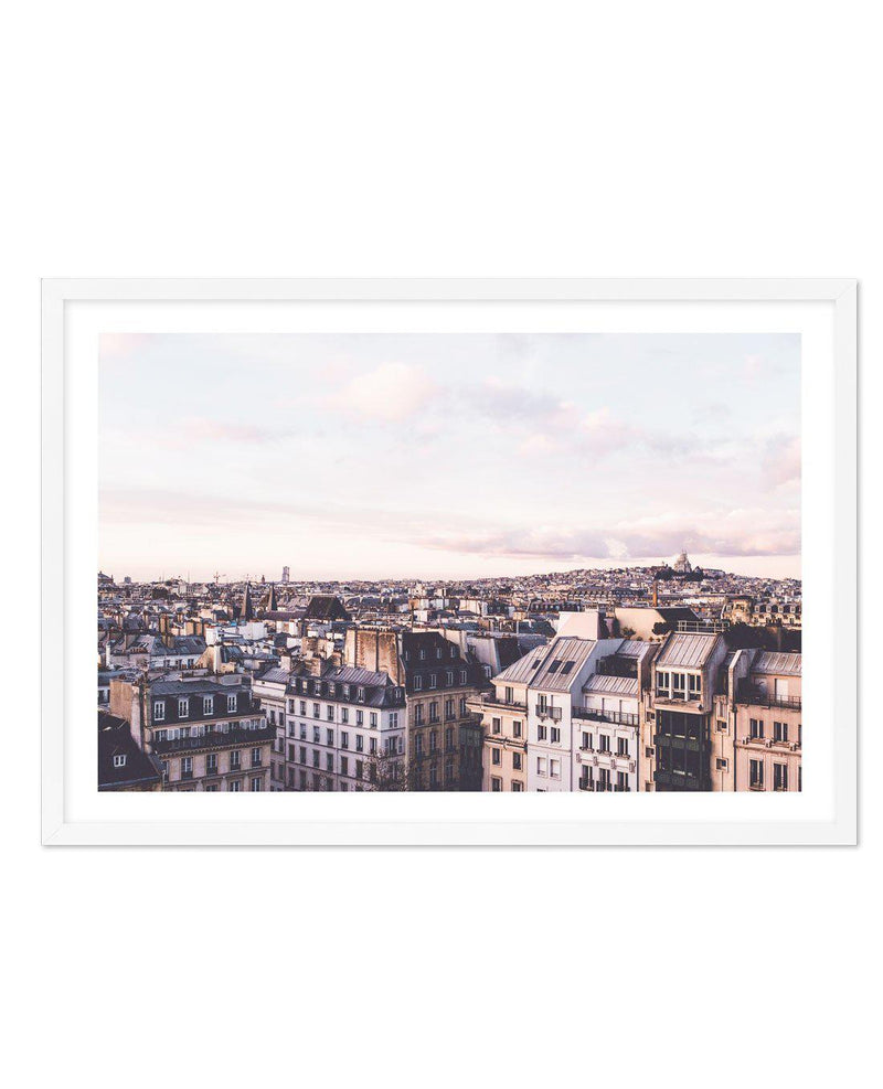 Paris City View Art Print-PRINT-Olive et Oriel-Olive et Oriel-A5 | 5.8" x 8.3" | 14.8 x 21cm-White-With White Border-Buy-Australian-Art-Prints-Online-with-Olive-et-Oriel-Your-Artwork-Specialists-Austrailia-Decorate-With-Coastal-Photo-Wall-Art-Prints-From-Our-Beach-House-Artwork-Collection-Fine-Poster-and-Framed-Artwork