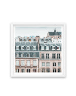 Paris Homes | SQ Art Print-PRINT-Olive et Oriel-Olive et Oriel-70x70 cm | 27.5" x 27.5"-White-With White Border-Buy-Australian-Art-Prints-Online-with-Olive-et-Oriel-Your-Artwork-Specialists-Austrailia-Decorate-With-Coastal-Photo-Wall-Art-Prints-From-Our-Beach-House-Artwork-Collection-Fine-Poster-and-Framed-Artwork