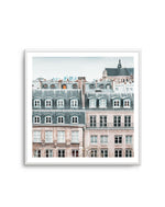 Paris Homes | SQ Art Print-PRINT-Olive et Oriel-Olive et Oriel-Buy-Australian-Art-Prints-Online-with-Olive-et-Oriel-Your-Artwork-Specialists-Austrailia-Decorate-With-Coastal-Photo-Wall-Art-Prints-From-Our-Beach-House-Artwork-Collection-Fine-Poster-and-Framed-Artwork