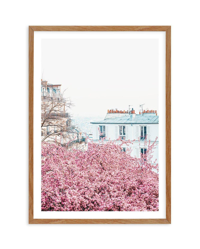 Parisian Blooms I Art Print-PRINT-Olive et Oriel-Olive et Oriel-50x70 cm | 19.6" x 27.5"-Walnut-With White Border-Buy-Australian-Art-Prints-Online-with-Olive-et-Oriel-Your-Artwork-Specialists-Austrailia-Decorate-With-Coastal-Photo-Wall-Art-Prints-From-Our-Beach-House-Artwork-Collection-Fine-Poster-and-Framed-Artwork