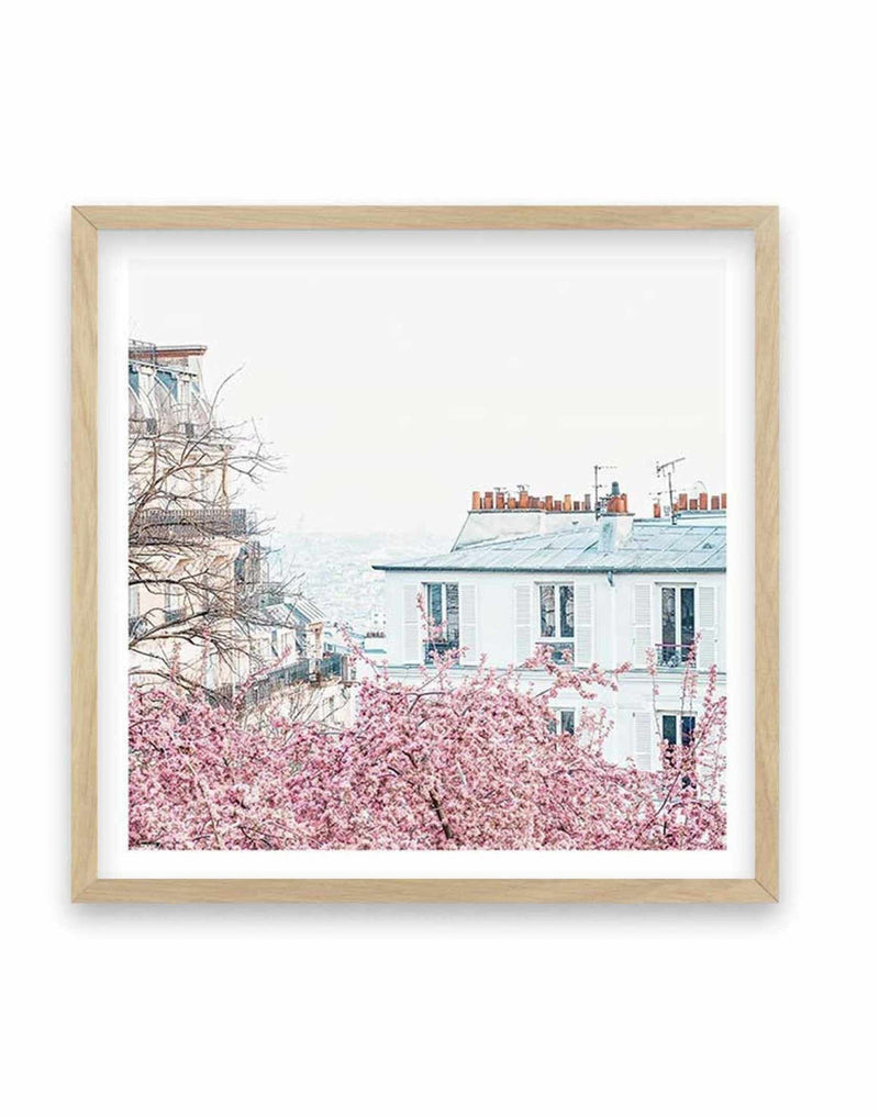 Parisian Blooms I SQ | Framed Canvas-CANVAS-You can shop wall art online with Olive et Oriel for everything from abstract art to fun kids wall art. Our beautiful modern art prints and canvas art are available from large canvas prints to wall art paintings and our proudly Australian artwork collection offers only the highest quality framed large wall art and canvas art Australia - You can buy fashion photography prints or Hampton print posters and paintings on canvas from Olive et Oriel and have 