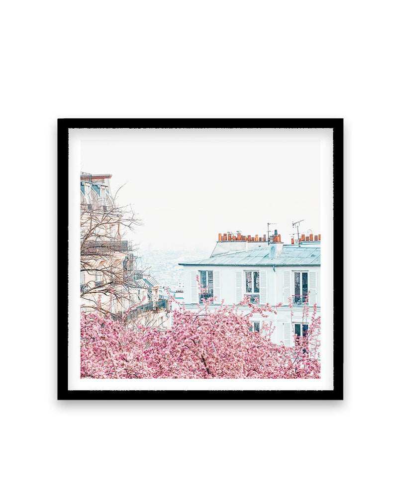 Parisian Blooms I | SQ Art Print-PRINT-Olive et Oriel-Olive et Oriel-70x70 cm | 27.5" x 27.5"-Black-With White Border-Buy-Australian-Art-Prints-Online-with-Olive-et-Oriel-Your-Artwork-Specialists-Austrailia-Decorate-With-Coastal-Photo-Wall-Art-Prints-From-Our-Beach-House-Artwork-Collection-Fine-Poster-and-Framed-Artwork