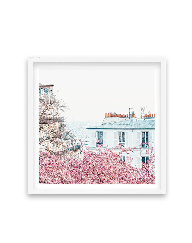 Parisian Blooms I | SQ Art Print-PRINT-Olive et Oriel-Olive et Oriel-70x70 cm | 27.5" x 27.5"-White-With White Border-Buy-Australian-Art-Prints-Online-with-Olive-et-Oriel-Your-Artwork-Specialists-Austrailia-Decorate-With-Coastal-Photo-Wall-Art-Prints-From-Our-Beach-House-Artwork-Collection-Fine-Poster-and-Framed-Artwork