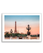 Parisian Sunsets Art Print-PRINT-Olive et Oriel-Olive et Oriel-A5 | 5.8" x 8.3" | 14.8 x 21cm-Unframed Art Print-With White Border-Buy-Australian-Art-Prints-Online-with-Olive-et-Oriel-Your-Artwork-Specialists-Austrailia-Decorate-With-Coastal-Photo-Wall-Art-Prints-From-Our-Beach-House-Artwork-Collection-Fine-Poster-and-Framed-Artwork