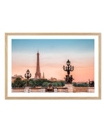 Parisian Sunsets Art Print-PRINT-Olive et Oriel-Olive et Oriel-A5 | 5.8" x 8.3" | 14.8 x 21cm-Oak-With White Border-Buy-Australian-Art-Prints-Online-with-Olive-et-Oriel-Your-Artwork-Specialists-Austrailia-Decorate-With-Coastal-Photo-Wall-Art-Prints-From-Our-Beach-House-Artwork-Collection-Fine-Poster-and-Framed-Artwork