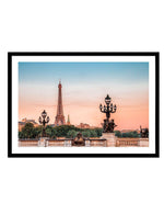 Parisian Sunsets Art Print-PRINT-Olive et Oriel-Olive et Oriel-A5 | 5.8" x 8.3" | 14.8 x 21cm-Black-With White Border-Buy-Australian-Art-Prints-Online-with-Olive-et-Oriel-Your-Artwork-Specialists-Austrailia-Decorate-With-Coastal-Photo-Wall-Art-Prints-From-Our-Beach-House-Artwork-Collection-Fine-Poster-and-Framed-Artwork