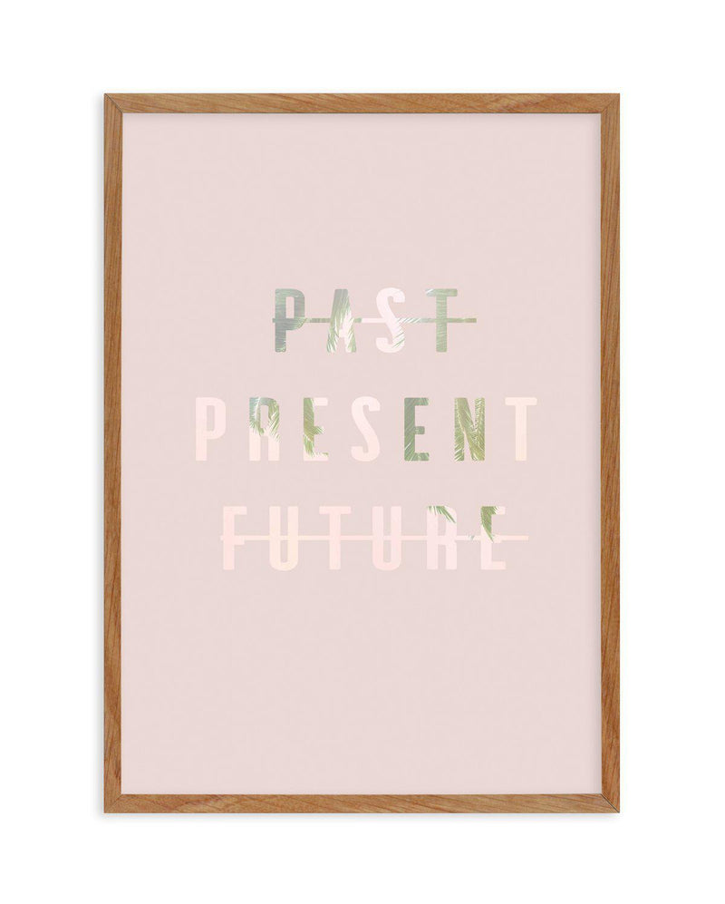 Past Present Future | Blush Art Print-PRINT-Olive et Oriel-Olive et Oriel-50x70 cm | 19.6" x 27.5"-Walnut-With White Border-Buy-Australian-Art-Prints-Online-with-Olive-et-Oriel-Your-Artwork-Specialists-Austrailia-Decorate-With-Coastal-Photo-Wall-Art-Prints-From-Our-Beach-House-Artwork-Collection-Fine-Poster-and-Framed-Artwork