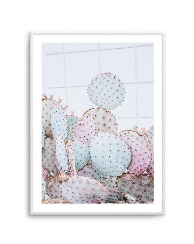 Pastel Cactus I Art Print-PRINT-Olive et Oriel-Olive et Oriel-A4 | 8.3" x 11.7" | 21 x 29.7cm-Unframed Art Print-With White Border-Buy-Australian-Art-Prints-Online-with-Olive-et-Oriel-Your-Artwork-Specialists-Austrailia-Decorate-With-Coastal-Photo-Wall-Art-Prints-From-Our-Beach-House-Artwork-Collection-Fine-Poster-and-Framed-Artwork