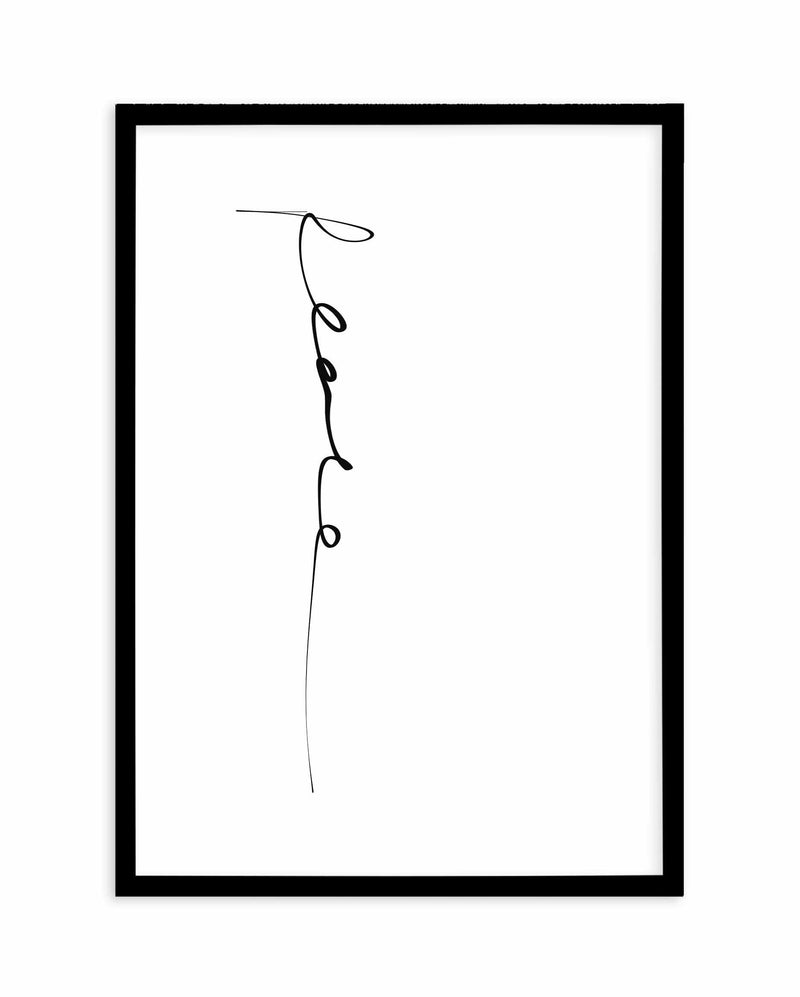 Peace | Hand scripted Art Print-PRINT-Olive et Oriel-Olive et Oriel-A5 | 5.8" x 8.3" | 14.8 x 21cm-Black-With White Border-Buy-Australian-Art-Prints-Online-with-Olive-et-Oriel-Your-Artwork-Specialists-Austrailia-Decorate-With-Coastal-Photo-Wall-Art-Prints-From-Our-Beach-House-Artwork-Collection-Fine-Poster-and-Framed-Artwork