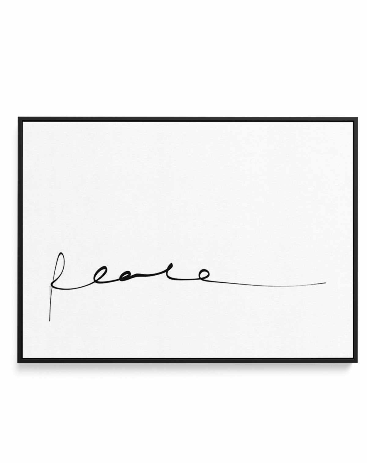 Peace | Hand scripted | Framed Canvas-CANVAS-You can shop wall art online with Olive et Oriel for everything from abstract art to fun kids wall art. Our beautiful modern art prints and canvas art are available from large canvas prints to wall art paintings and our proudly Australian artwork collection offers only the highest quality framed large wall art and canvas art Australia - You can buy fashion photography prints or Hampton print posters and paintings on canvas from Olive et Oriel and have