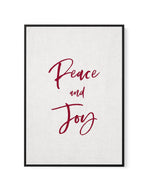 Peace & Joy | Framed Canvas-CANVAS-You can shop wall art online with Olive et Oriel for everything from abstract art to fun kids wall art. Our beautiful modern art prints and canvas art are available from large canvas prints to wall art paintings and our proudly Australian artwork collection offers only the highest quality framed large wall art and canvas art Australia - You can buy fashion photography prints or Hampton print posters and paintings on canvas from Olive et Oriel and have them deli