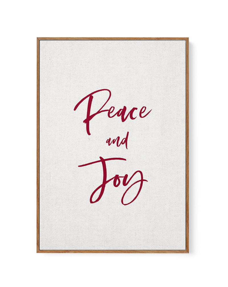 Peace & Joy | Framed Canvas-CANVAS-You can shop wall art online with Olive et Oriel for everything from abstract art to fun kids wall art. Our beautiful modern art prints and canvas art are available from large canvas prints to wall art paintings and our proudly Australian artwork collection offers only the highest quality framed large wall art and canvas art Australia - You can buy fashion photography prints or Hampton print posters and paintings on canvas from Olive et Oriel and have them deli