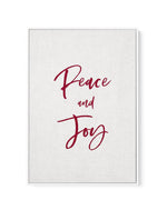 Peace & Joy | Framed Canvas-CANVAS-You can shop wall art online with Olive et Oriel for everything from abstract art to fun kids wall art. Our beautiful modern art prints and canvas art are available from large canvas prints to wall art paintings and our proudly Australian artwork collection offers only the highest quality framed large wall art and canvas art Australia - You can buy fashion photography prints or Hampton print posters and paintings on canvas from Olive et Oriel and have them deli