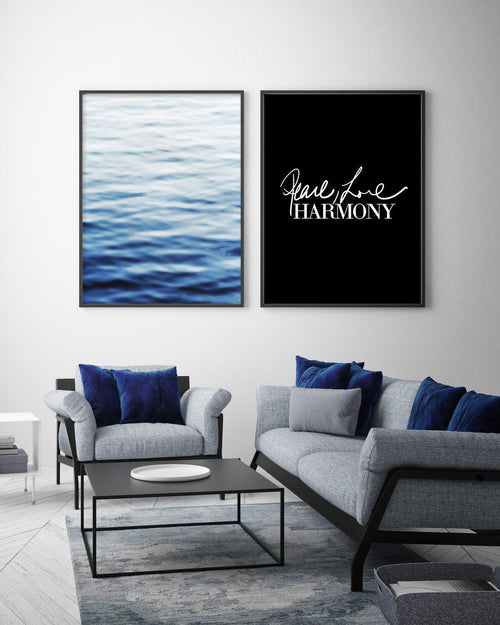 Peace, Love, Harmony Art Print-PRINT-Olive et Oriel-Olive et Oriel-Buy-Australian-Art-Prints-Online-with-Olive-et-Oriel-Your-Artwork-Specialists-Austrailia-Decorate-With-Coastal-Photo-Wall-Art-Prints-From-Our-Beach-House-Artwork-Collection-Fine-Poster-and-Framed-Artwork